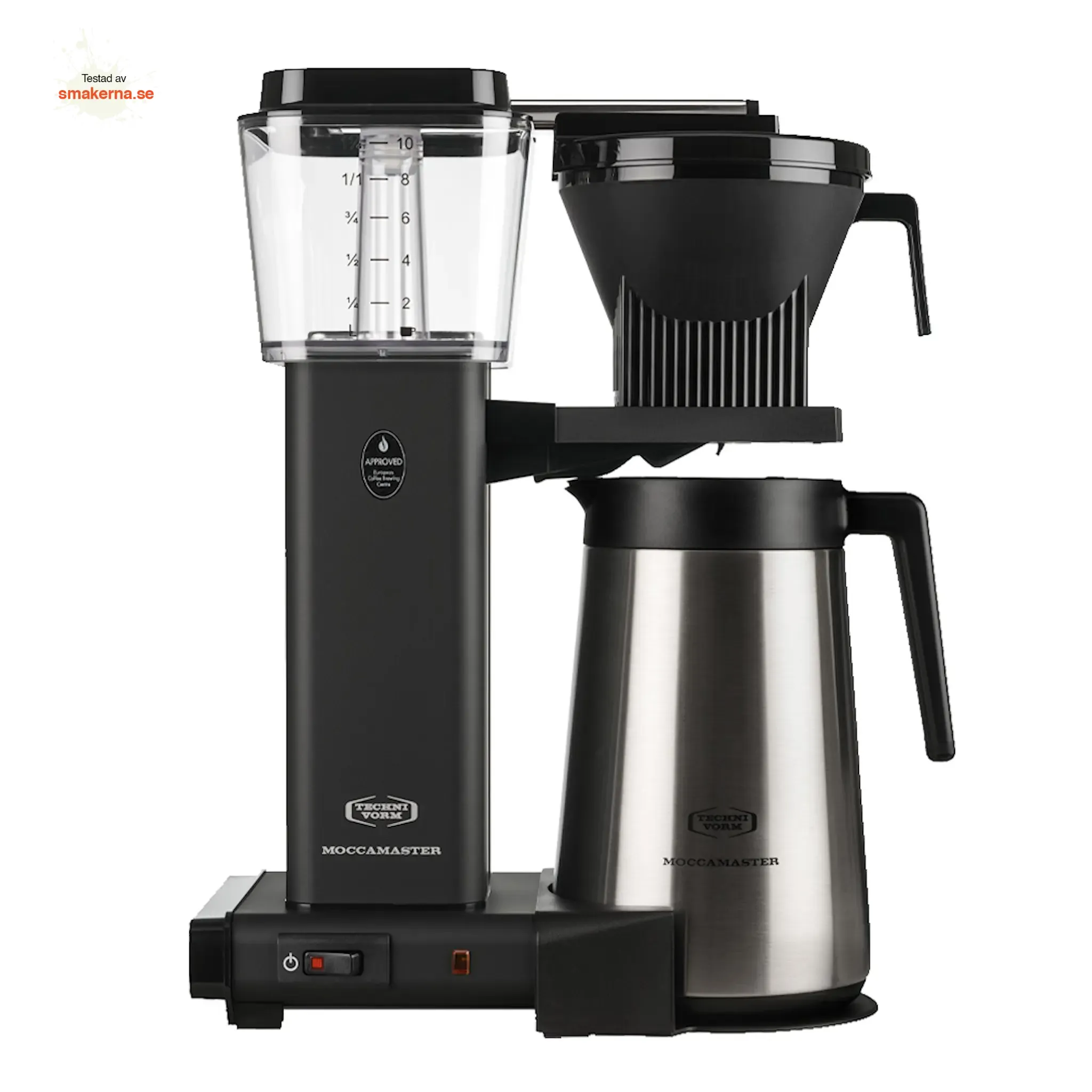 Moccamaster Thermo Automatisk Kaffebryggare Matt Svart